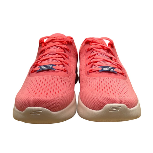 Skechers Women’s Coral Pink Go Run Lite Goga Mat Running Shoes Sz 9.5 - New
