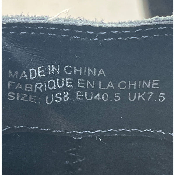 Urban Outfitters Women’s Black Suede Chunky Sole Chelsea Boots Size 8 US