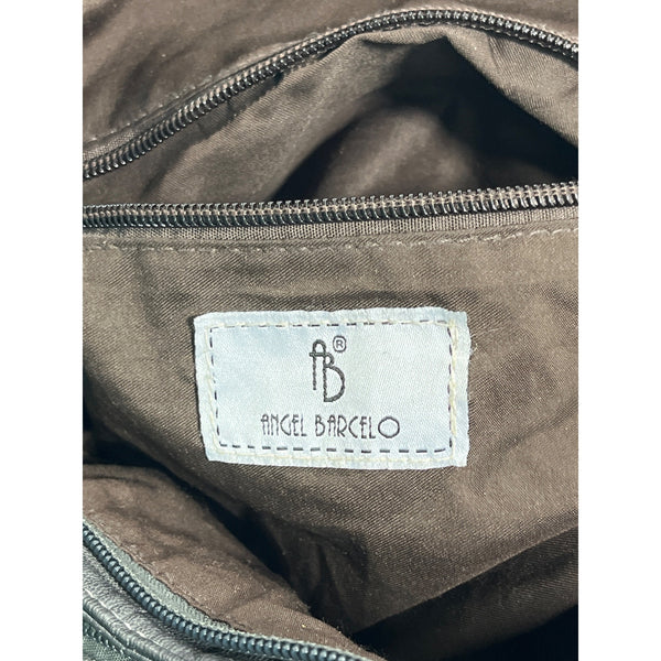 Angel Barcelo Women's Faded Gray Shoulder Bag Sz M