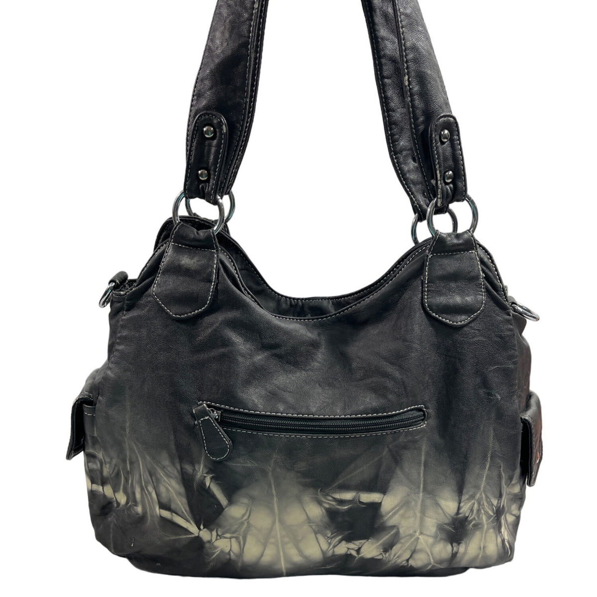 Angel Barcelo Women's Faded Gray Shoulder Bag Sz M