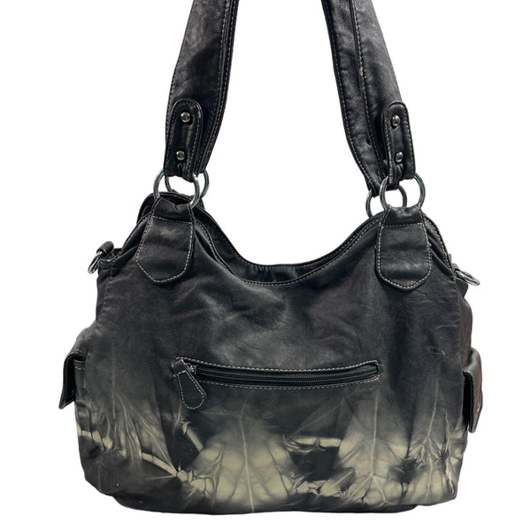 Angel Barcelo Women's Faded Gray Shoulder Bag Sz M