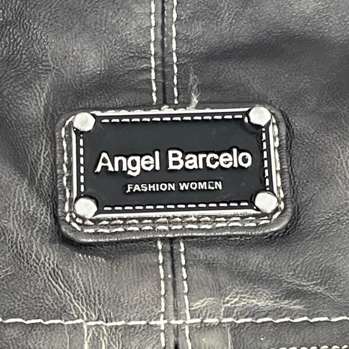Angel Barcelo Women's Faded Gray Shoulder Bag Sz M