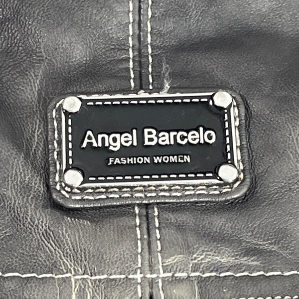 Angel Barcelo Women's Faded Gray Shoulder Bag Sz M