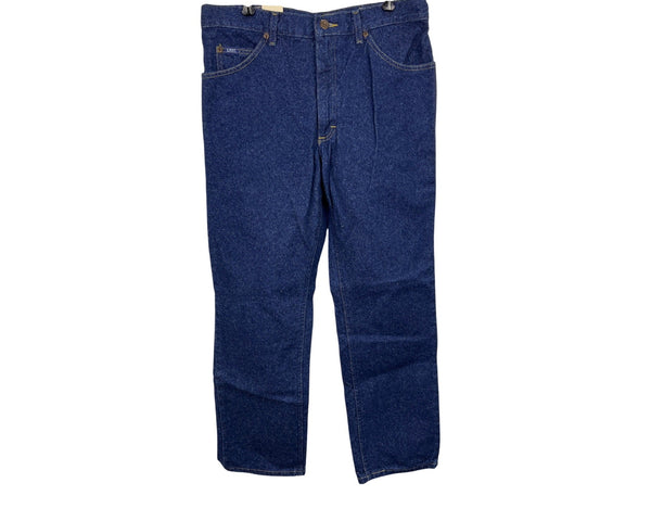Vtg 90s Y2K Lee 34x30 Lee Mens Regular Fit Straight Leg Blue Denim Jeans - New