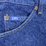 Vtg 90s Y2K Lee 34x30 Lee Mens Regular Fit Straight Leg Blue Denim Jeans - New