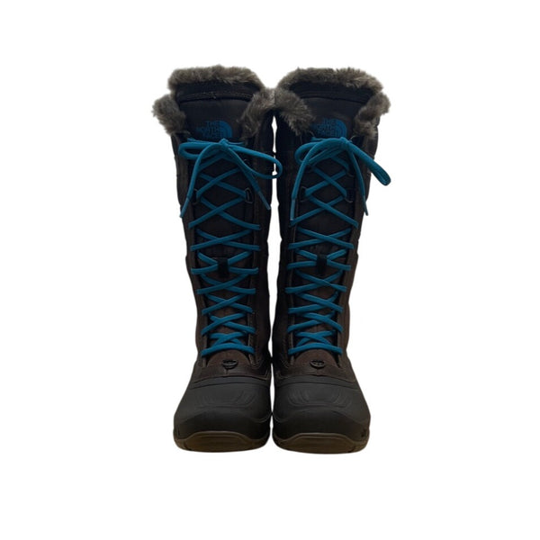 The North Face Women’s With Faux Fur Trim Lace-Up Winter Snow Boots Size 7