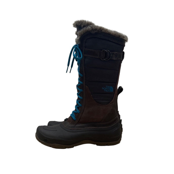The North Face Women’s With Faux Fur Trim Lace-Up Winter Snow Boots Size 7