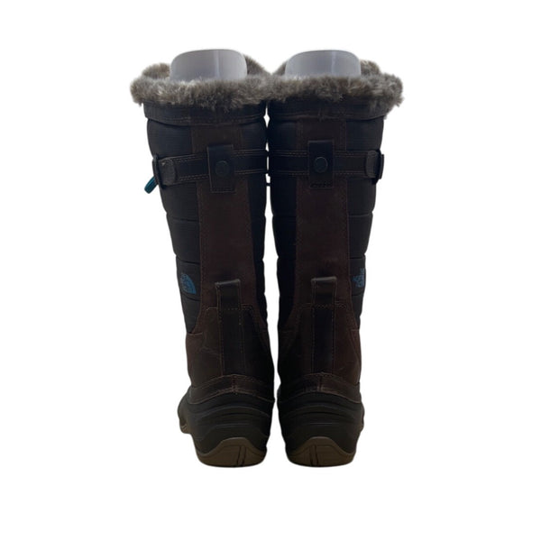 The North Face Women’s With Faux Fur Trim Lace-Up Winter Snow Boots Size 7