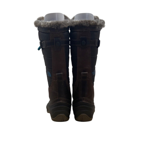 The North Face Women’s With Faux Fur Trim Lace-Up Winter Snow Boots Size 7