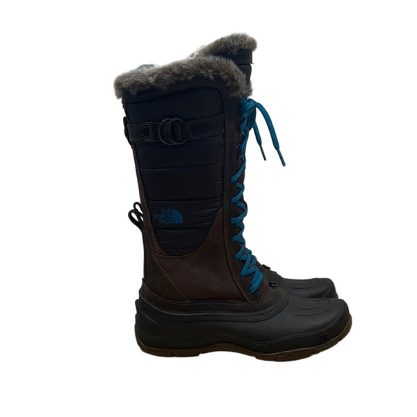 The North Face Women’s With Faux Fur Trim Lace-Up Winter Snow Boots Size 7