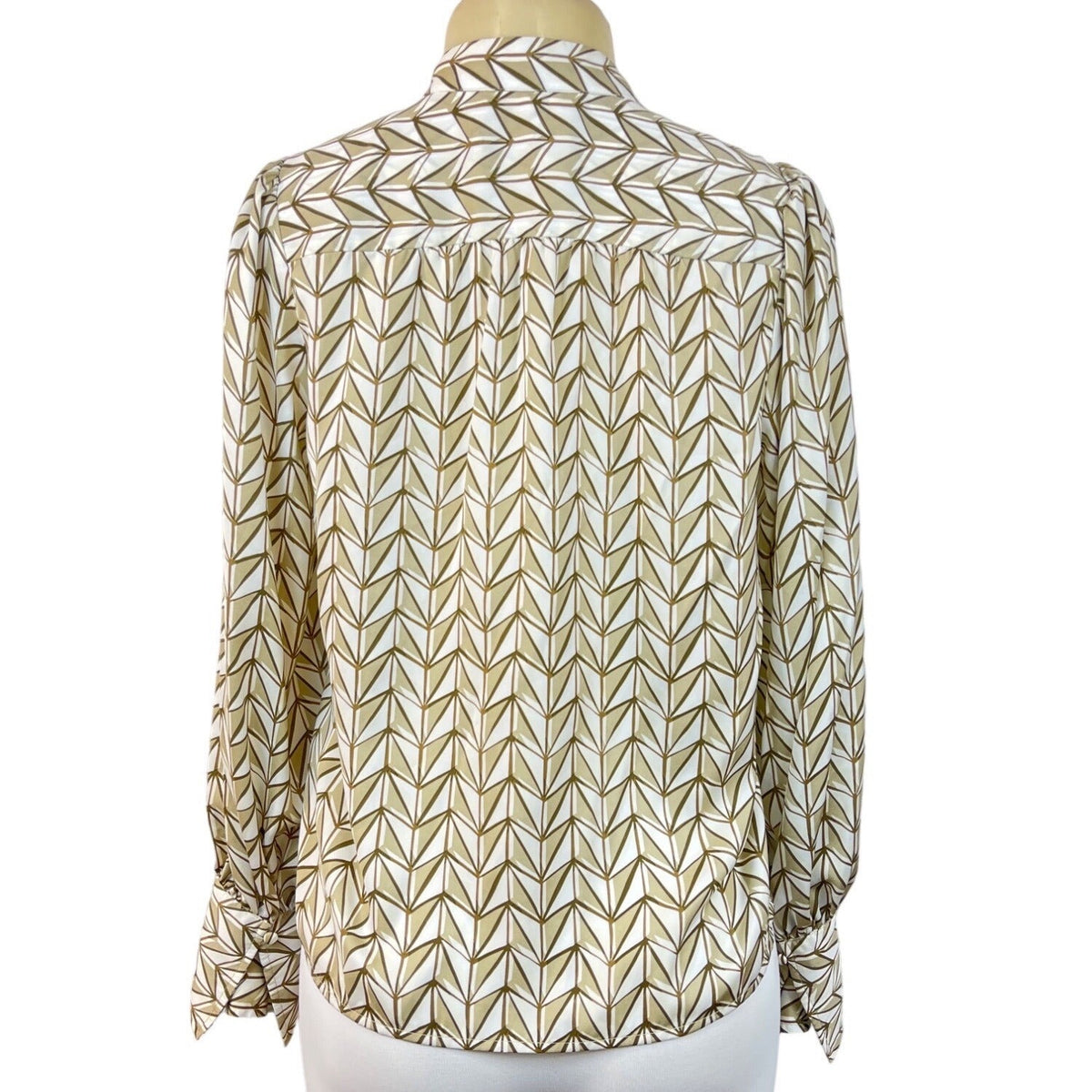 Banana Republic Women's Brown Smock Blouse Sz XS