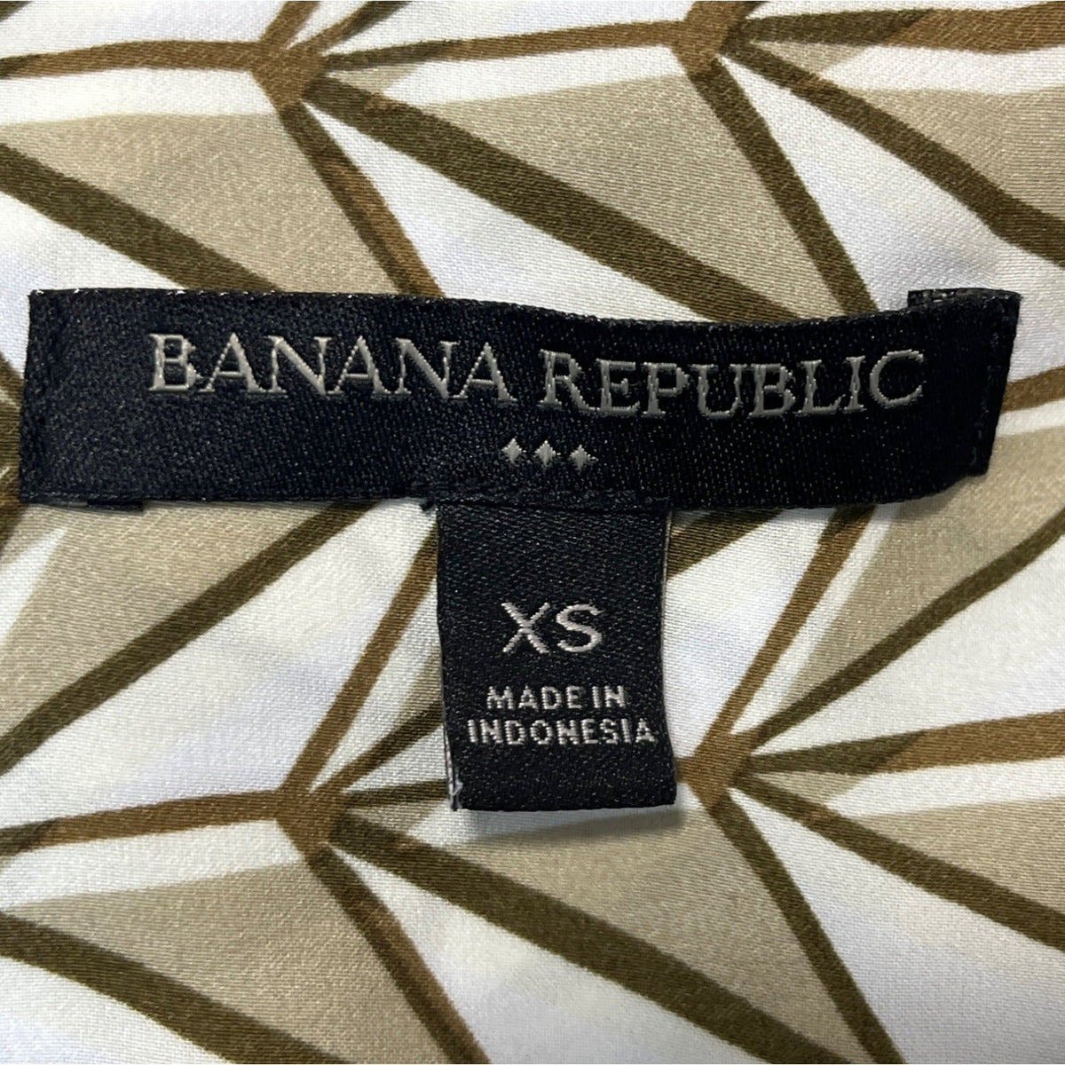 Banana Republic Women's Brown Smock Blouse Sz XS