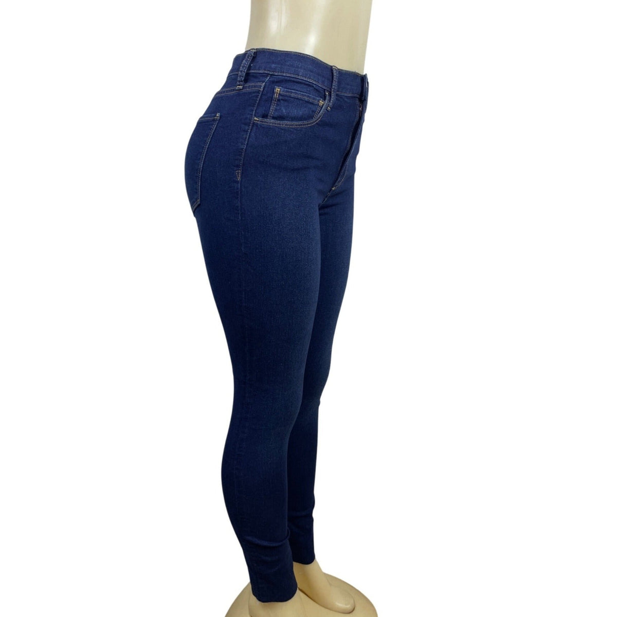 Gap Womens High-Waisted Skinny Jeans Dark Wash Stretch Denim Size 27 - New
