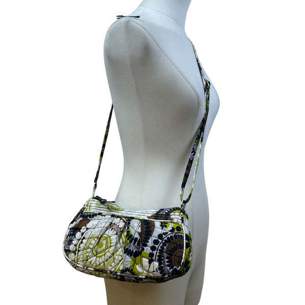 Vera Bradley Women’s Multicolor Floral Print Quilted Adjustable Strap Clutch Bag