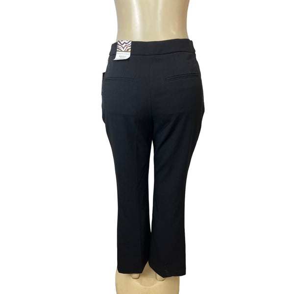 Dana Buchnan Women's Black High Rise Corduroy Pants Sz 6 Shorts- NWT