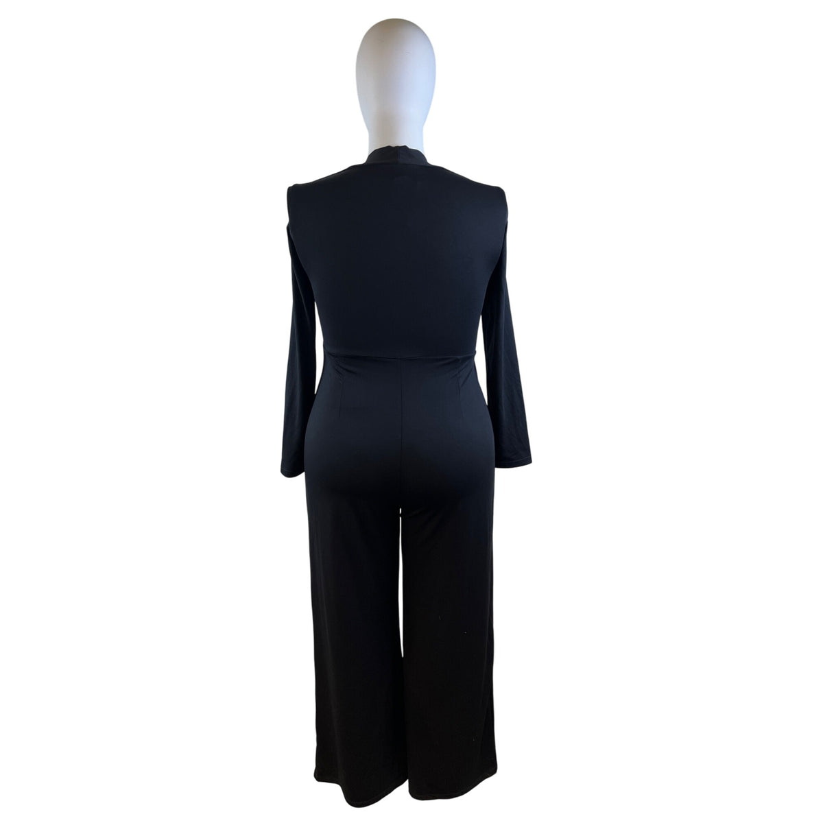 Halara Women's Black Jumpsuit Long Sleeve Wide-Leg Sz L - New