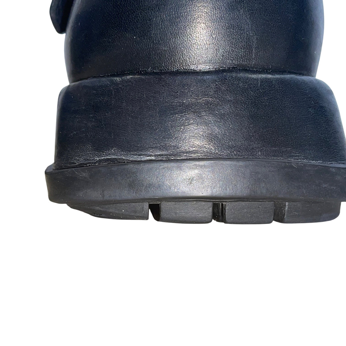 Air Jordan Men’s Black Leather Mid-Top Strapped Two3 Da’Catti Biker Boots Sz 12