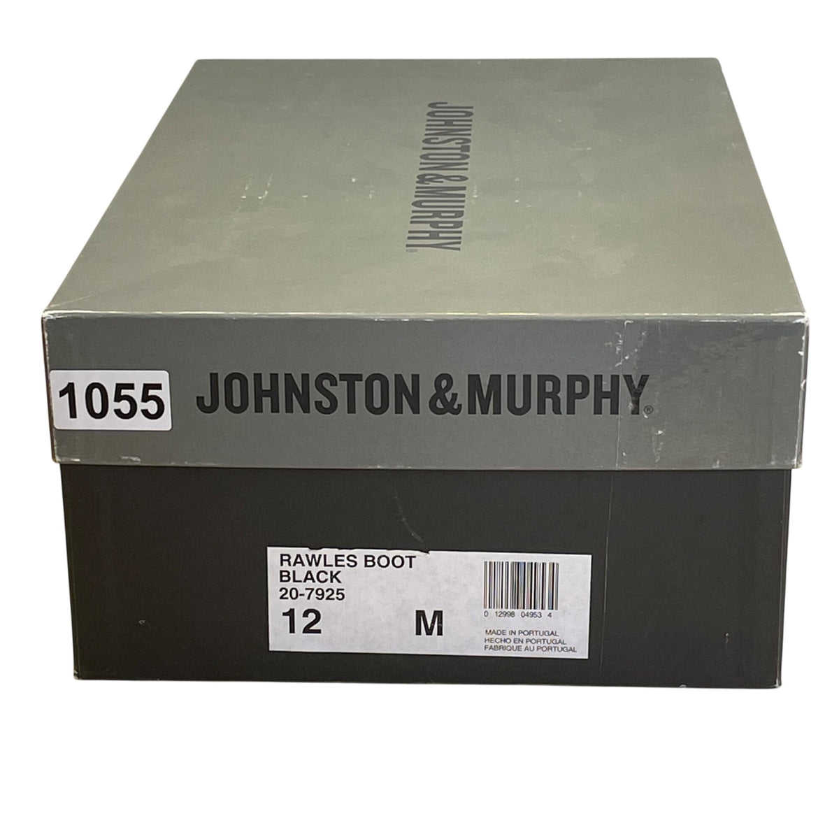 Johnston & Murphy Men’s Black Leather Mid Top Rawles Boot Size 12 M