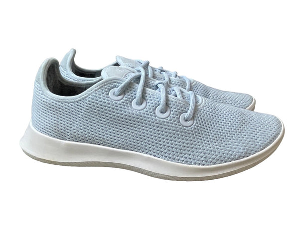 AllBirds ReRun Men's Clarity Blue & White Tree Runner Running Shoes Size M9
