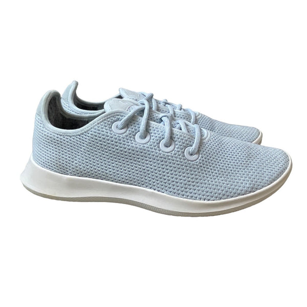 AllBirds ReRun Men's Clarity Blue & White Tree Runner Running Shoes Size M9