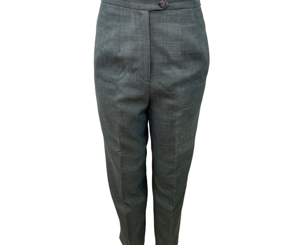 Travis Ayers Womens Green High-Waisted Tapered Pants Size 6