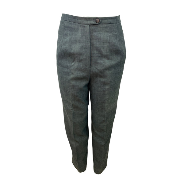 Travis Ayers Womens Green High-Waisted Tapered Pants Size 6