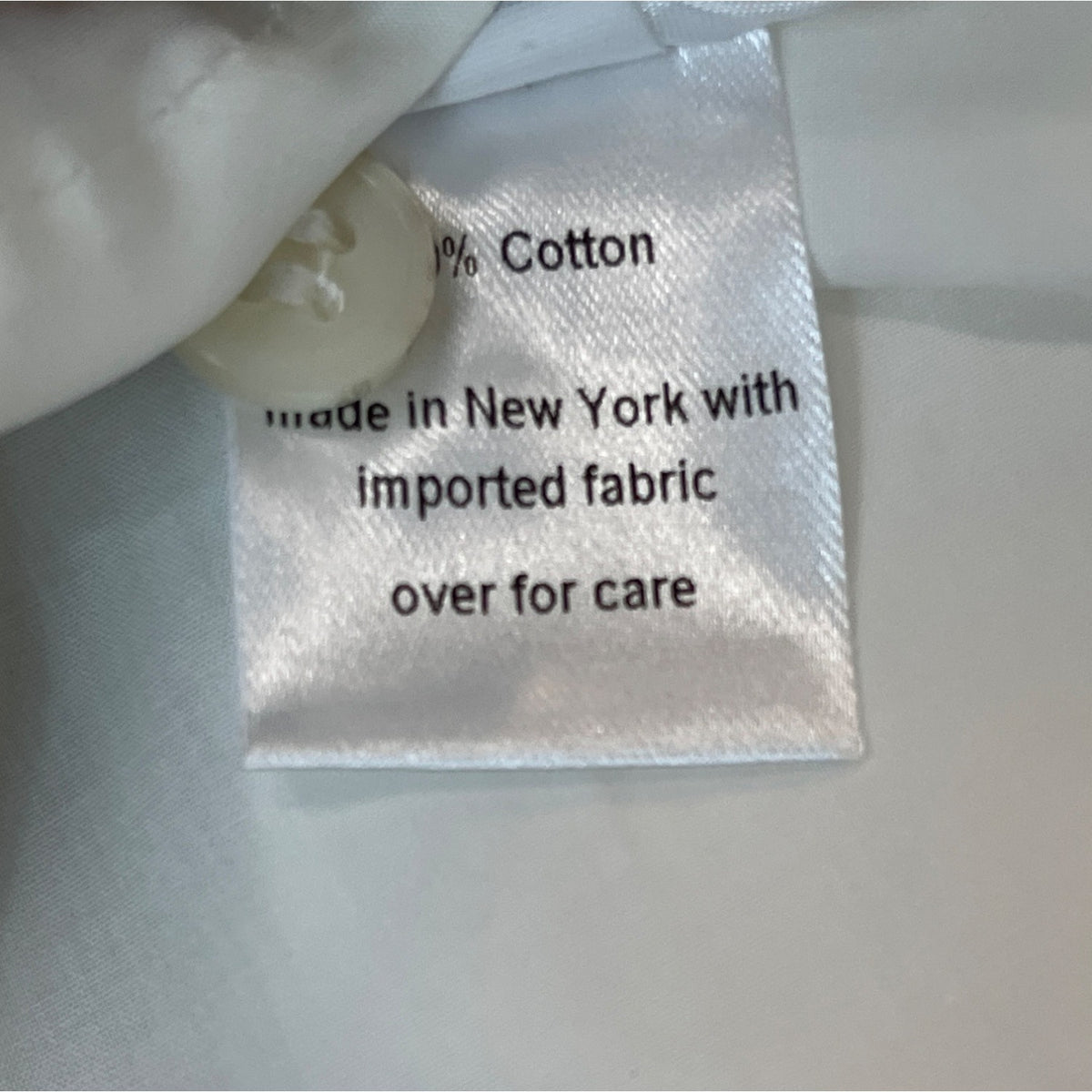 Rachel Comey White Long-Sleeve Belted Shirt Dress w Tie Neck & Button Front Sz 6