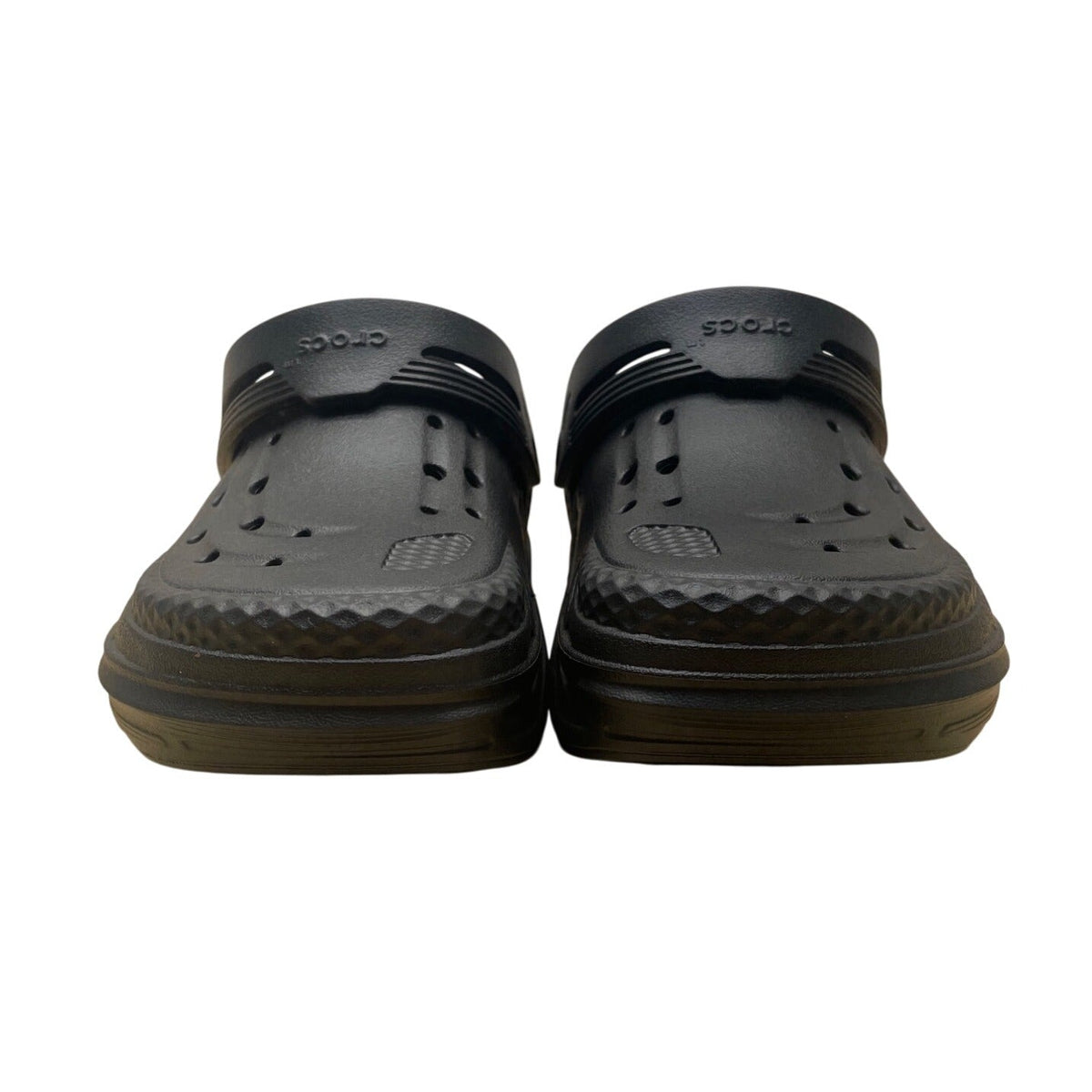 Crocs Women’s All Black Classic Slip-On Clog Sandals Size M7/W9