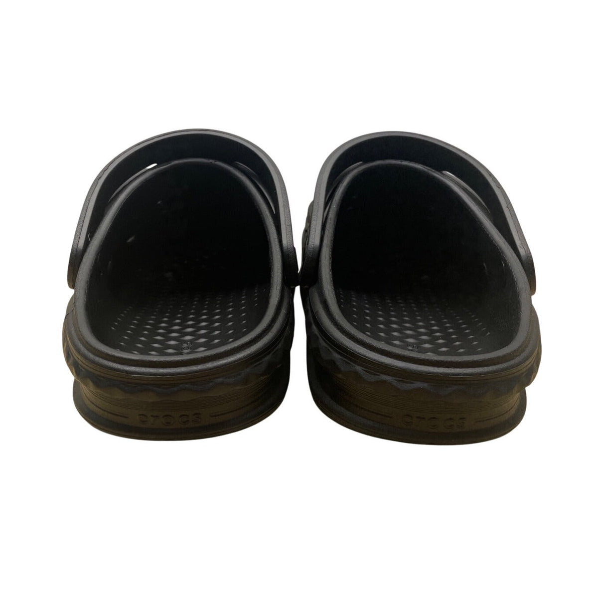 Crocs Women’s All Black Classic Slip-On Clog Sandals Size M7/W9