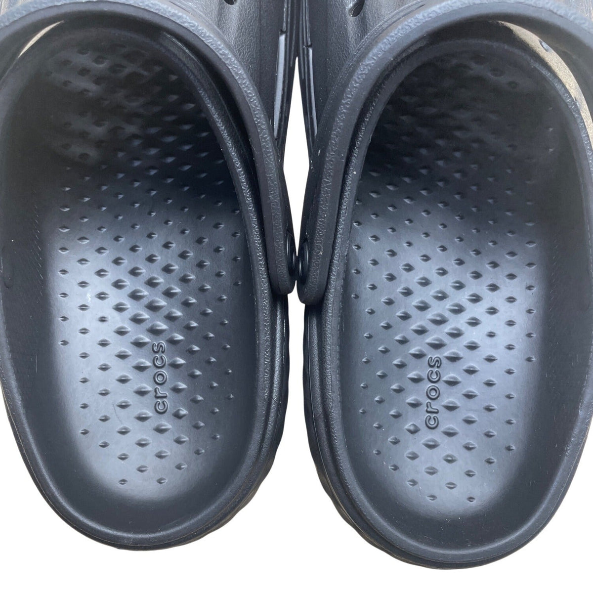 Crocs Women’s All Black Classic Slip-On Clog Sandals Size M7/W9