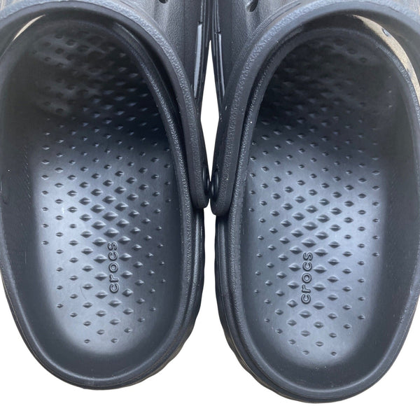 Crocs Women’s All Black Classic Slip-On Clog Sandals Size M7/W9