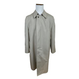 Hart Schaffner & Marx Mens Beige Sleek Trench Coat Size 44