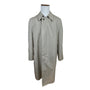 Hart Schaffner & Marx Mens Beige Sleek Trench Coat Size 44