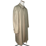 Hart Schaffner & Marx Mens Beige Sleek Trench Coat Size 44