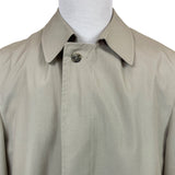 Hart Schaffner & Marx Mens Beige Sleek Trench Coat Size 44