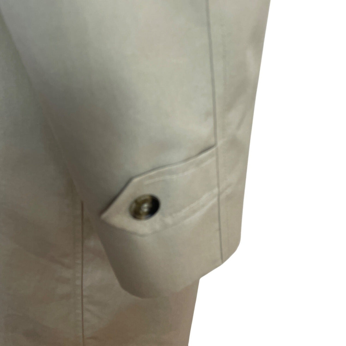 Hart Schaffner & Marx Mens Beige Sleek Trench Coat Size 44