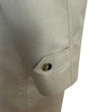 Hart Schaffner & Marx Mens Beige Sleek Trench Coat Size 44