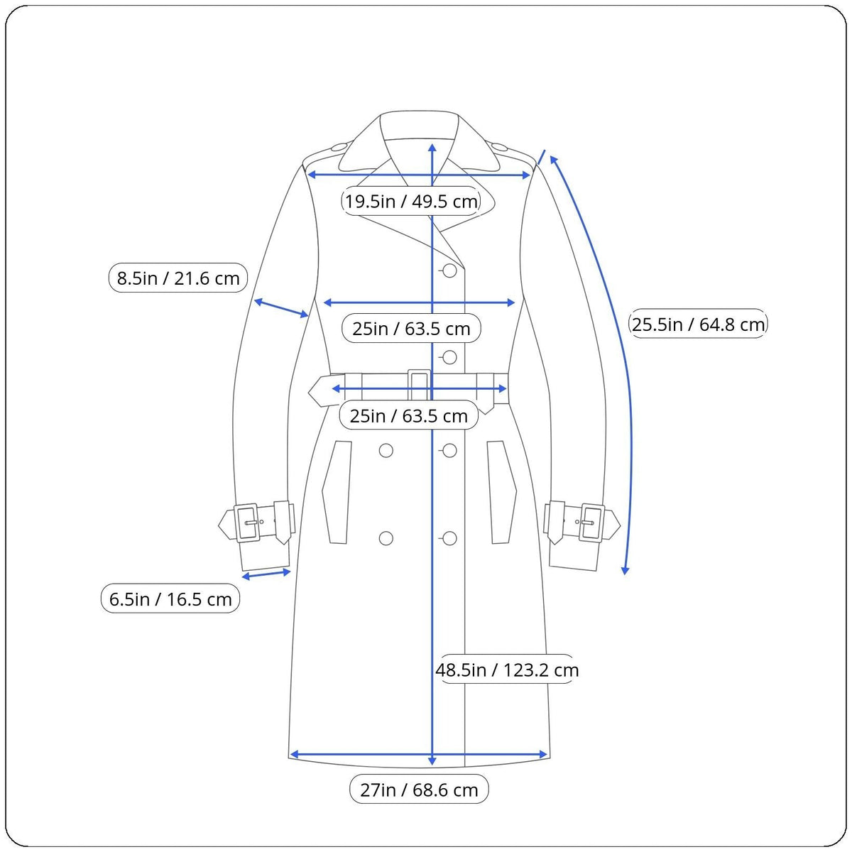 Hart Schaffner & Marx Mens Beige Sleek Trench Coat Size 44