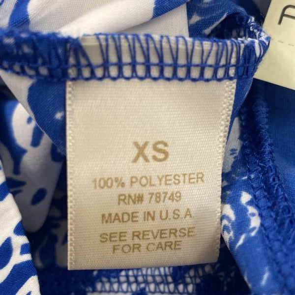Arden B Blue & White Striped & Floral Wide-Leg Pants Szize XS - New