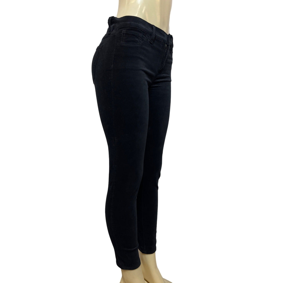 J. Crew Women's Black Jeans with Front Zipper and Button Sz 26