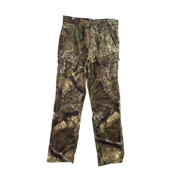 Realtree Mens Camouflage Cotton/Spandex Hunting Pants Size S (34-36) Durable Design