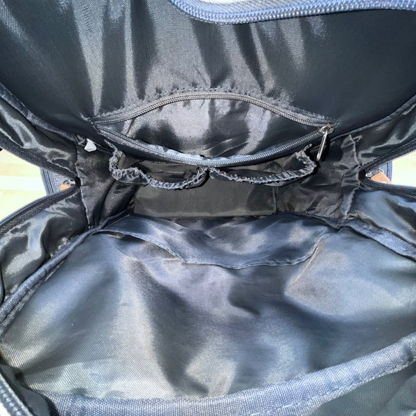 Eddie Bauer Unisex Gray & Charcoal 12 Compartments Diaper Cascade Backpack Sz L