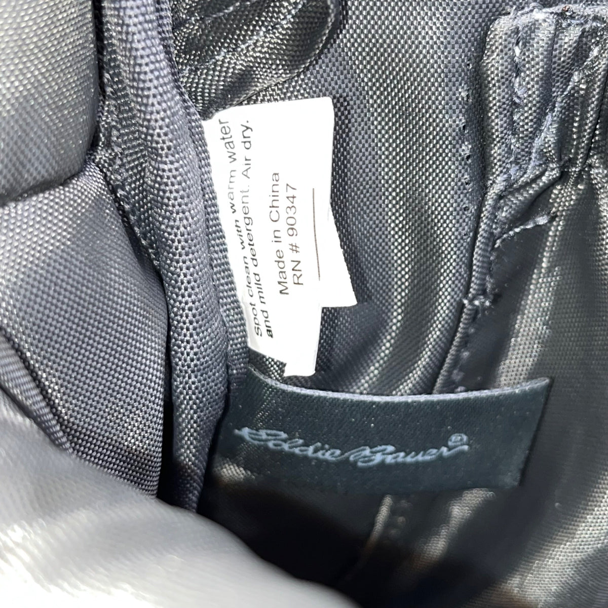 Eddie Bauer Unisex Gray & Charcoal 12 Compartments Diaper Cascade Backpack Sz L