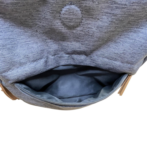 Eddie Bauer Unisex Gray & Charcoal 12 Compartments Diaper Cascade Backpack Sz L