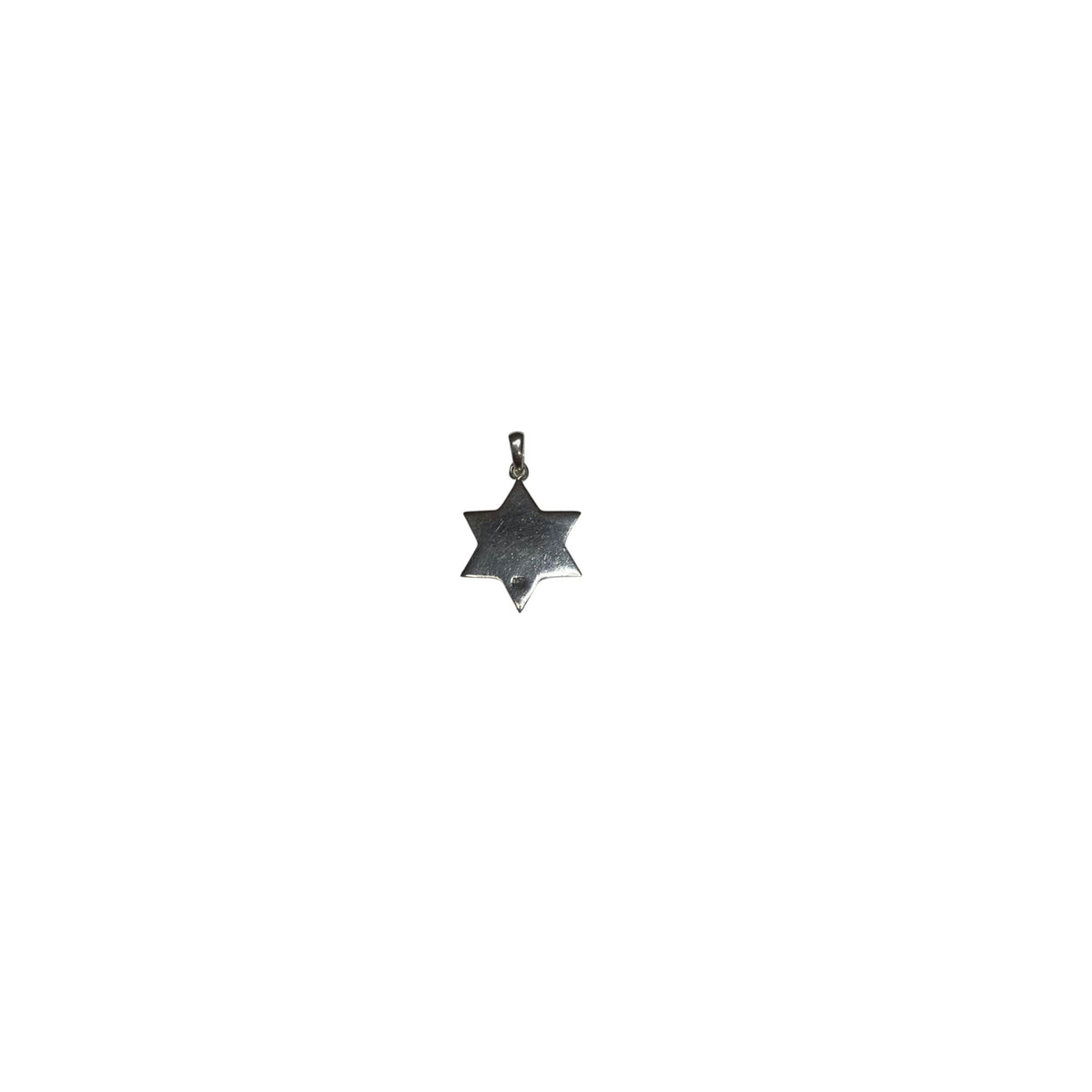Star Of David Pendant With Abalone & Sterling Silver