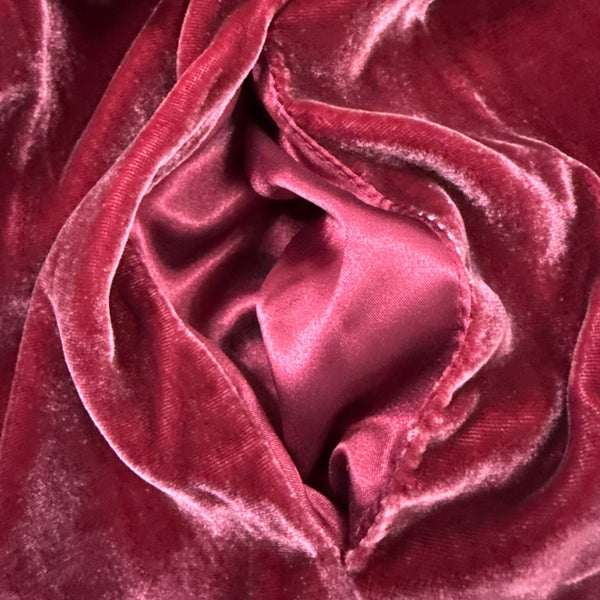 Timo.Weiland Velvet Burgundy Spaghetti Strap Midi Dress Sheer Hem Sz 0