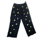 Talbots Woman Black Linen Embroidered Lemon Pants For Women Size 14W