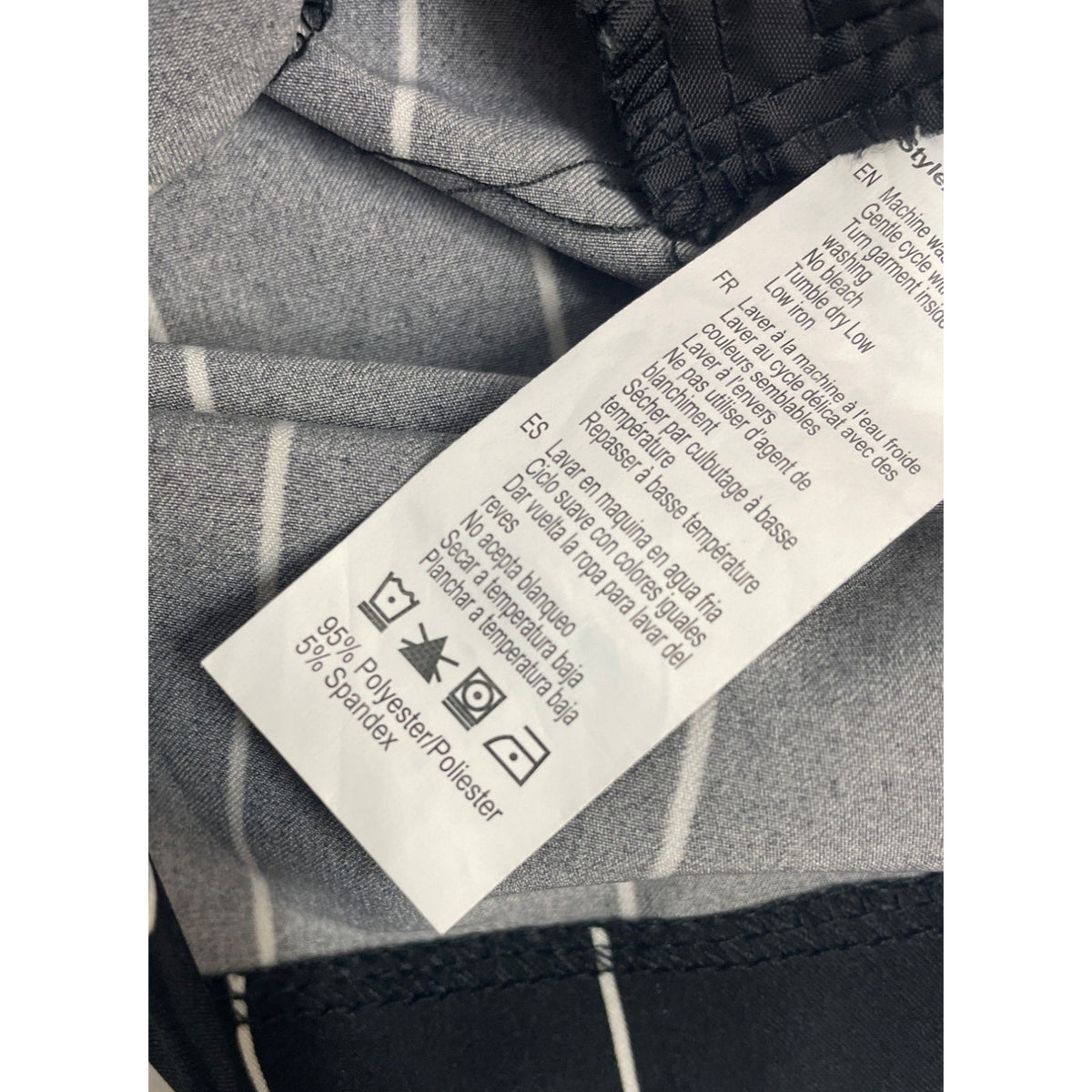 Street Wear Society Women's Black and White Stripes High Rise Shorts Sz M