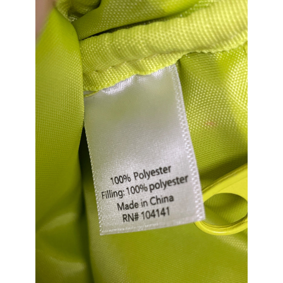 Lightweight Yellow Polyester Crossbody Bag Adjustable Strap Multipurpose Unisex Storage