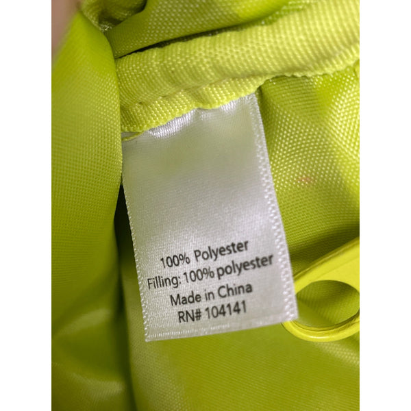 Lightweight Yellow Polyester Crossbody Bag Adjustable Strap Multipurpose Unisex Storage